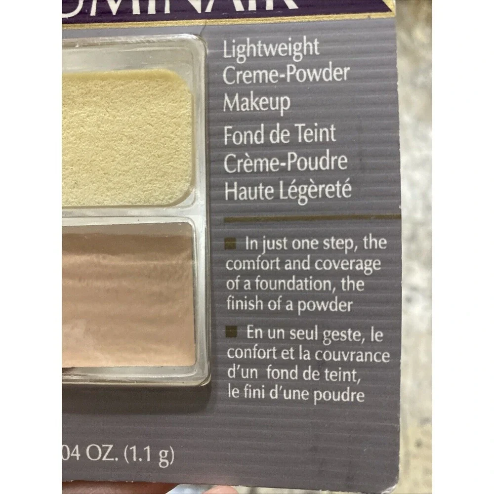 Loreal‎ Luminair Lightweight Creme Powder Makeup Soft Ivory .04oz Trial Size